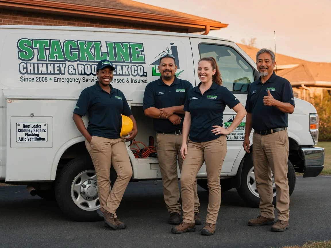 Chimney flashing repair company in Montrose, MN